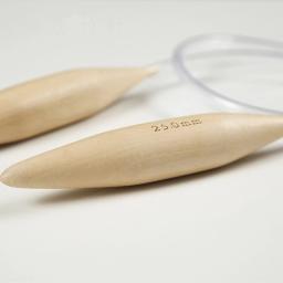 Agulhas de tricô circular de bambu com tubo transparente Agulha de crochê ganchos Weave Craft Ferramenta de tricô de costura DIY 80cm de comprimento 1 par - Image 2