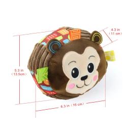 Brinquedos de pelúcia para cães, Bolas de pele macia, Toques em movimento, Animal de estimação divertido e interativo - Image 3