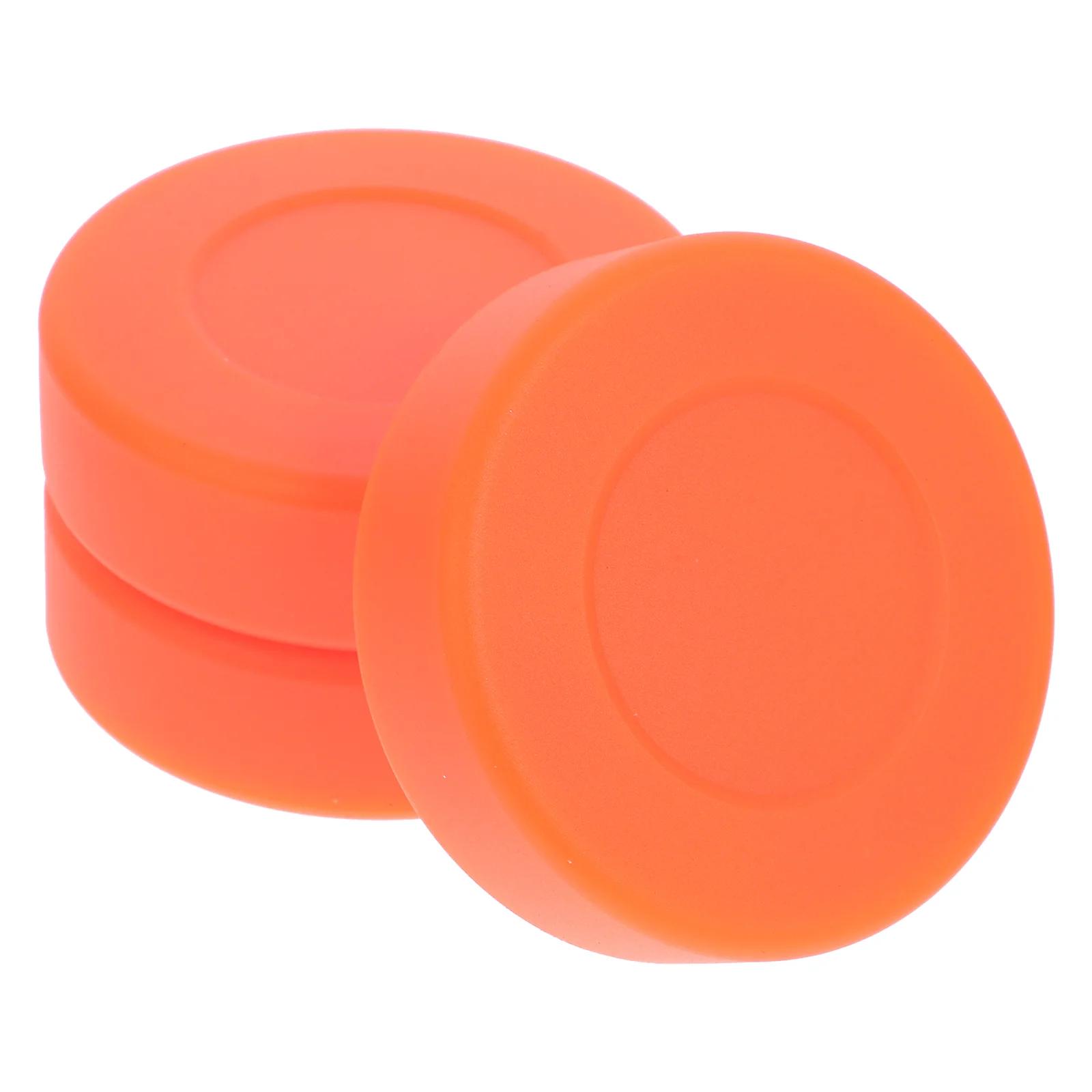 Pucks de hóquei dureza ajustável fosco hóquei no gelo pvc bola plana hóquei ao ar livre puck bolas substituição para jogo - Image 1