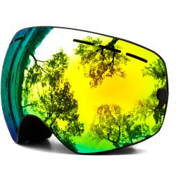 Juli crianças óculos de esqui, lente esférica de dupla camada intercambiável, otg anti-nevoeiro snowboard skate neve óculos idade 4-16 4300 - Image 1