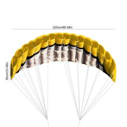 Papagaio parafoil dobrável para adultos, pipas grandes para treinamento de kitesurf, pipas de praia, diversão esportiva ao ar livre, 2,5 m - Image 6