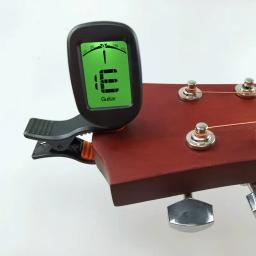 Profissional Clip-On Electric Digital Guitar Tuner, guitarra acústica, tela LCD, Ukulele Acessórios, 360 Graus - Image 6