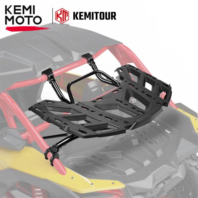 Kit de Rack Traseiro Giratório para Bagagem e Pneu Sobressalente X3 UTV LinQ - Compatível com Can Am Maverick X3 e X3 MAX