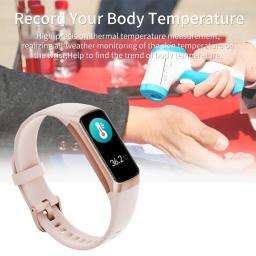 LIGE-Relógio Inteligente Amoled para Homens e Mulheres, Banda Inteligente, Frequência Cardíaca, Sangue, Pulseira Inteligente Impermeável, Rastreador de Fitness Esportivo, 2023 - Image 4