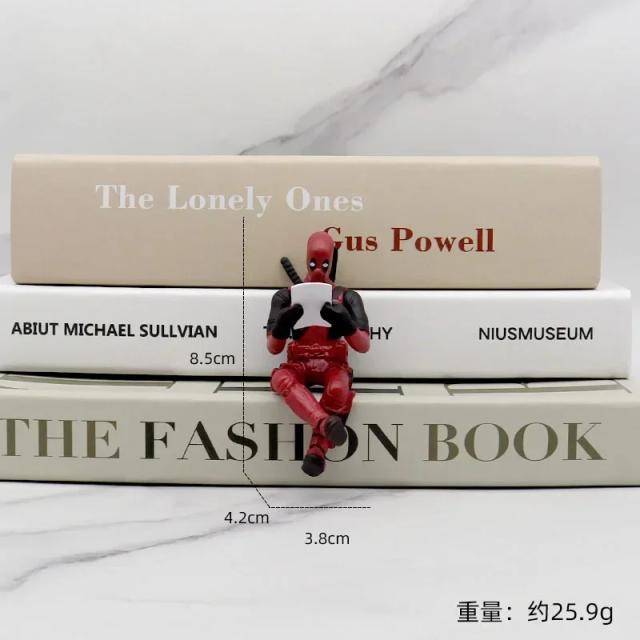 Disney Deadpool 2 Figura de Ação Postura Sentado Boneca Coleção PVC Estatueta Brinquedo