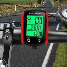 LCD Digital Com Fio Computador De Ciclismo, Velocímetro, Velocidade De Bicicleta, Odômetro, Luz De Fundo, Acessórios De Bicicleta - Image 3