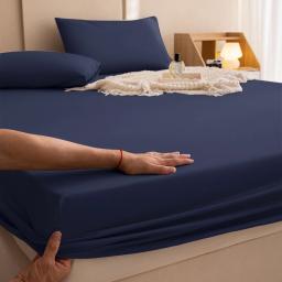 100% capas de colchão à prova d'água protetor de cama ajustável lençóis com faixa elástica único duplo king size 140/160/180x200 - Image 5