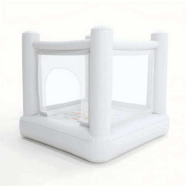 JINLI TOYS Mini Castelo Inflável Infantil PVC 140cmx140cmx120cm