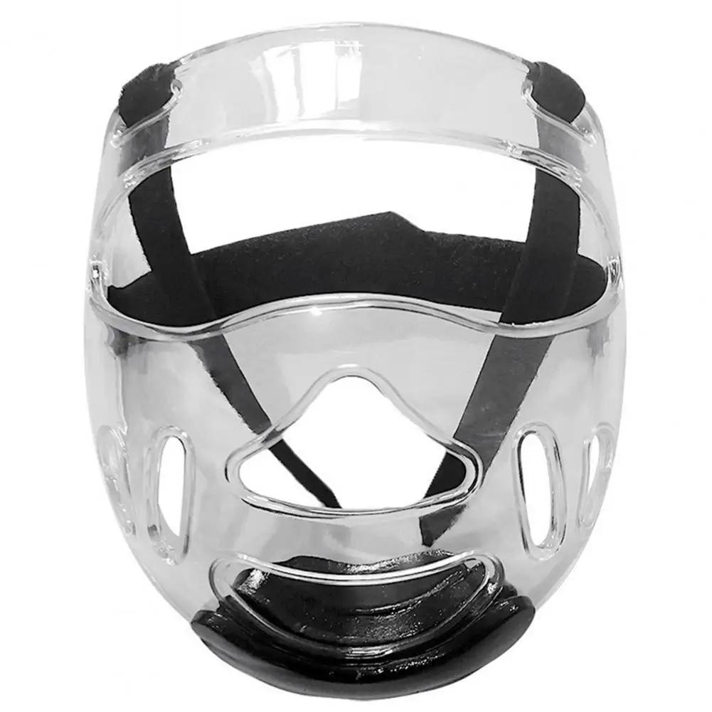 Clear Taekwondo Face Guard para Homens e Mulheres, Capa de Engrenagem Destacável, Protetor De Espessamento, Artes Marciais, Boxe, Engrenagem - Image 1