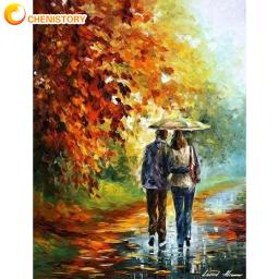 Chenistory-kit de pintura por números para adultos, kits de pintura para iniciantes, hobbies diy para mulheres - Image 1