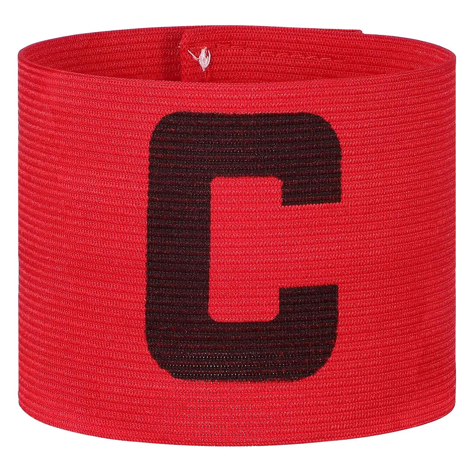 Suprimentos de treinamento de futebol capitão c braçadeira capitão braçadeira jogador de futebol braçadeiras bolas faixas de futebol crachá - Image 1