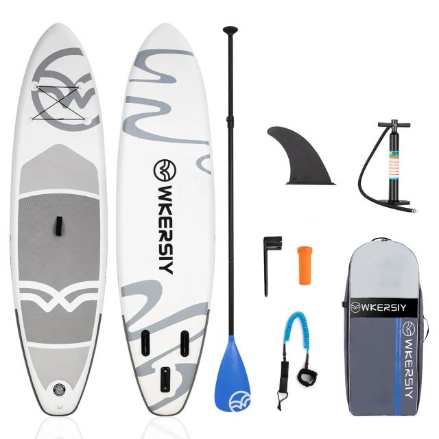 Prancha Inflável Stand Up Paddle Antiderrapante para Todos os Níveis com Acessórios Inclusos - Surf com Estilo e Conforto