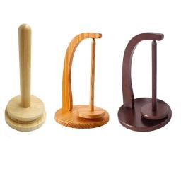 Suporte De Fio De Madeira Spinning Knitting Tools, Suporte Do Fio De Crochet, Carretel De Linha Rotativa Magnética, Enrolador De Bola De Lã, Rotação Spinner - Image 5