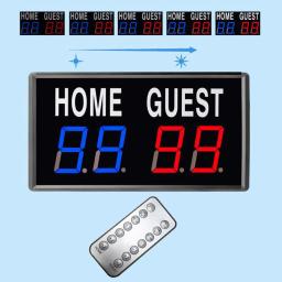 Eletrônico Scoreboard Futebol Árbitro Mini Digital Score Score Board Pontuação para Outdoor Cornhole Sports Home Futebol - Image 4