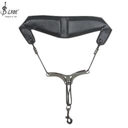 Saxofone Shoulder Neck Strap Ajustável Double Shoulder Strap Proteção Correias do pescoço para Soprano Tenor Alto Sax - Image 1