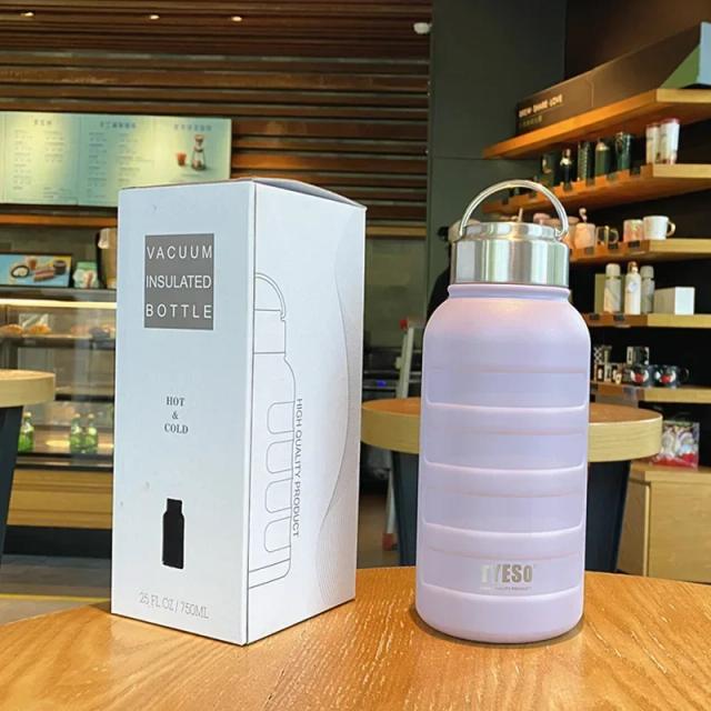 Garrafa Térmica de Aço Inoxidável Tyeso, 1000ml, 750ml e 360ml - Ideal para Esportes e Atividades ao Ar Livre