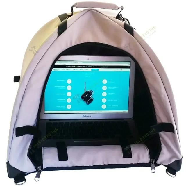 Pára-sol dobrável impermeável para laptop - Cobertura multifuncional de proteção e privacidade para uso ao ar livre
