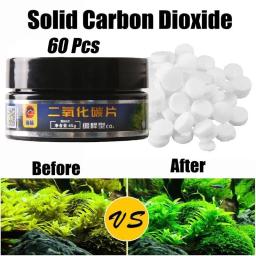 Fertilizante Efervescente Do Aquário, CO2 Dióxido De Carbono, Fish Tank Nutrição Tablet, 60Pcs por Garrafa - Image 2