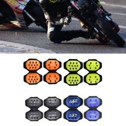 Motocicleta joelho protetor almofadas, ciclismo deslizante, faísca moagem, saco de flexão artefato, romance, 2pcs - Image 1