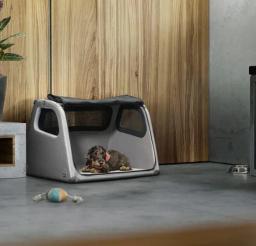 Canil portátil dobrável para cães Caixa dobrável, suporte removível de tecido, viagens internas e ao ar livre, melhor viagem - Image 3