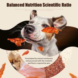 Tiras de carne de frango para cães, Biscoitos bruxismo, Bastão de leite, Nutritious Healthy Pet Snack, Produtos alimentares, 110g - Image 5