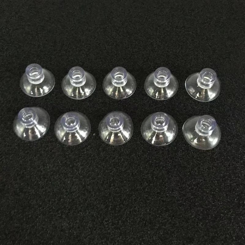 Ventosa transparente para aquário, suporte do tubo de ar, bomba do tanque de peixes, oxigênio tubo de ar, fixação acessórios, preto, 10pcs - Image 1