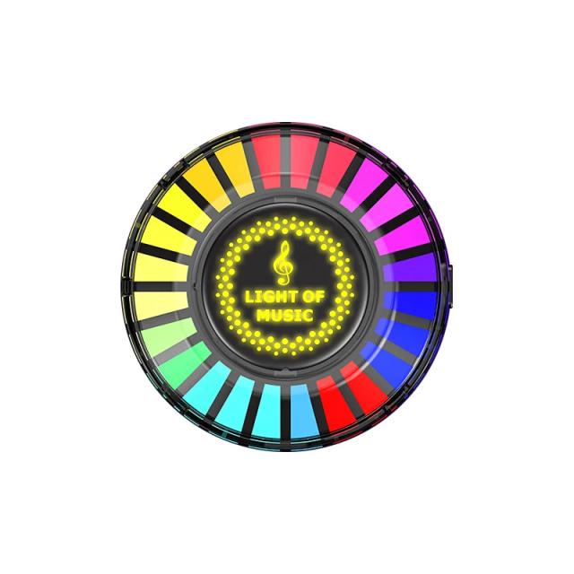 Luz LED Ambiente Magnética RGB com Controle de Voz e Sincronização Musical para Festa, Carro e Decoração de Casa