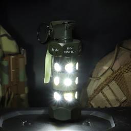 M84 Tactical Camping Light, Explosão Flash de Granada Falsa, Luz LED ao ar livre, Amantes militares, Granada Airsoft, Modelo de bomba flash - Image 3