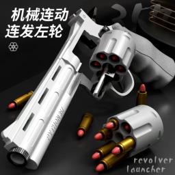 Arma de brinquedo de bala macia segura para crianças, Brave ZP5 Revolver Launcher, modelo Airgun, espingarda pneumática - Image 1