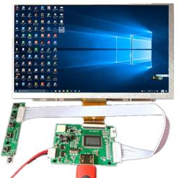 9 Polegada 1024*600 monitor de tela lcd tft com placa de controle do motorista hdmi-compatível para lattepanda, raspberry pi banana pi - Image 1