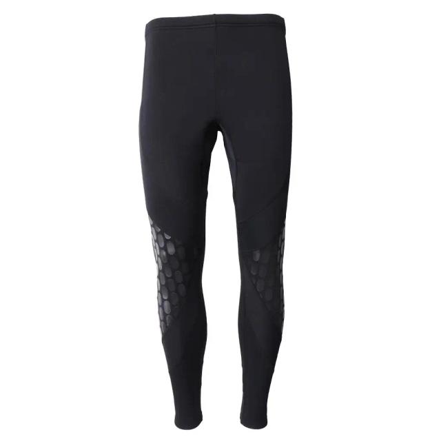 Calça Masculina em Neoprene Super Stretch para Mergulho e Snorkeling - Leggings Pretas M-XXL, 1.5mm