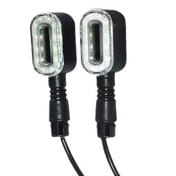 1 par ebike luz traseira lâmpada 36v 48v 60v 72v bicicleta elétrica lanterna traseira sinal de volta luz rack lâmpada luz da cauda - Image 2