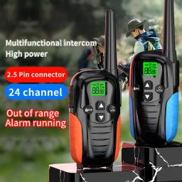 Walkie Talkie portátil ao ar livre para crianças, Rádio bidirecional, Receptor de 6km, Brinquedos para meninos e meninas, Crianças - Image 1