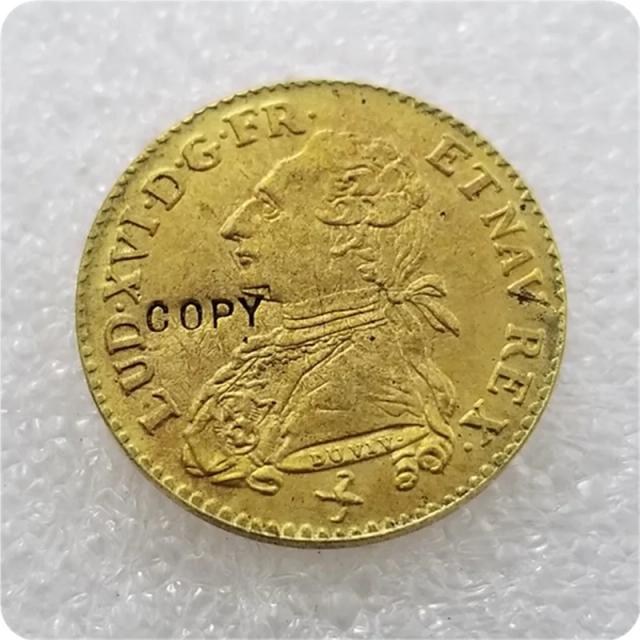 Rélica da Moeda de Ouro Louis da França de 1774