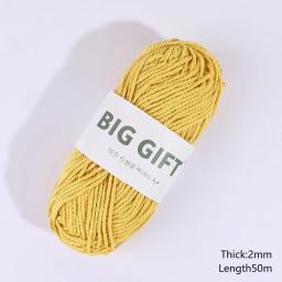 Fios de linho algodão para tricô, 15 fios, fio de crochê tricotado à mão, saco, chapéu, almofada, Placemat, DIY, 100g - Image 5