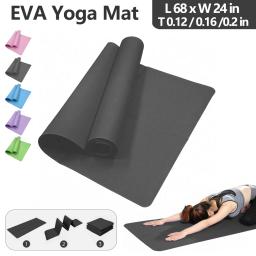 Tapete de yoga dobrável, ecológico, eva, dobrável, viagem, fitness, exercício, 3mm/4mm/6mm de espessura para yoga, pilates e treinos de chão - Image 1