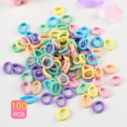 100 peças laços de cabelo coloridos faixas de cabelo acessórios decorativos conjunto presente de feriado para meninas - Image 6