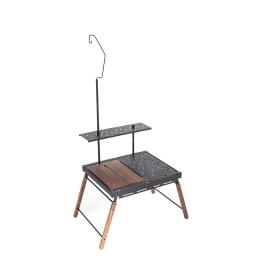 Mesa dobrável de liga de alumínio IGT exterior, mesa de expansão de 2 unidades, multifuncional, escurecimento, leve, 2024 - Image 1