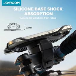 Joyroom-Suporte universal do telefone da bicicleta para o trotinette, montagem do telefone da motocicleta, 4-7.2 "braçadeira do telefone, ajuste para o iphone 15 pro max, bicicleta - Image 2
