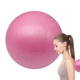 15cm mini bola de yoga macio pilates exercício ginásio bola pvc antiderrapante treinamento em casa estabilidade equilíbrio palha inflável fácil inflação - Image 4