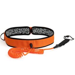 Trela Cintura Prancha 7mm Grossa 10ft Coiled Surf Board Leash SUP Stand Up Paddleboard Leash - Image 1