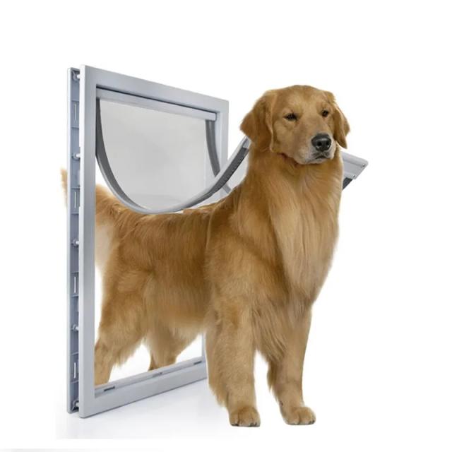 Porta de PVC com Fecho Automático para Big Dog Gate - Acessório Baffle para Segurança e Conforto do Seu Pet