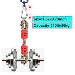 Mosquetão multifuncional de aço inoxidável com clipe Grande gancho de escalada durável Buckle Key Ring Decoração de viagem de bicicleta 10 20pcs - Image 5