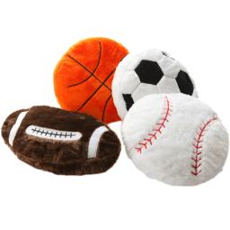 Basquete brinquedo de pelúcia para decoração, vida real bola, travesseiro, almofada, futebol, beisebol, rugby, decoração interior criativa, presente, 35 cm, 45cm - Image 1