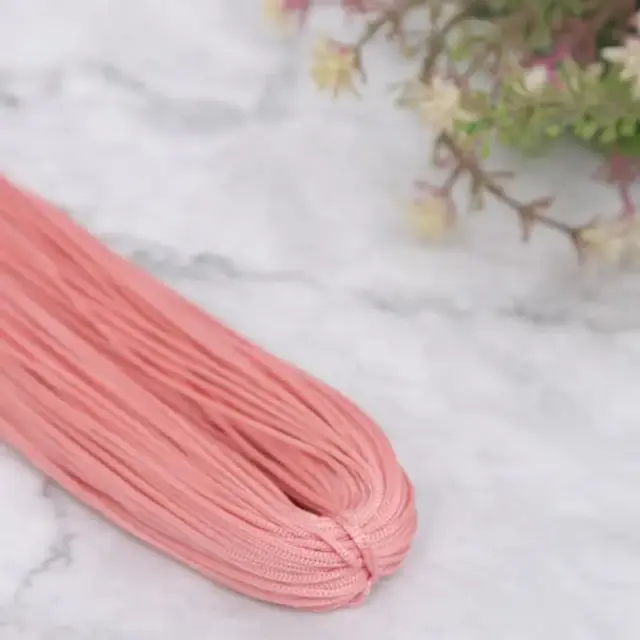 Fio de Tricô de Seda de Gelo para Artesanato: 100m Ideal para Chapéus e Cestas Handmade