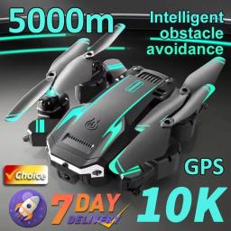 5000m novo profissional dobrável quadcopter drone aéreo s6 câmera hd gps rc helicóptero fpv wifi evitar obstáculos brinquedo presentes - Image 2