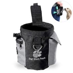 Cão ao ar livre portátil tratar bolsa para treinamento, saco de alimentação, grande capacidade Pet Trainer, saco de cintura, cão suprimentos - Image 2