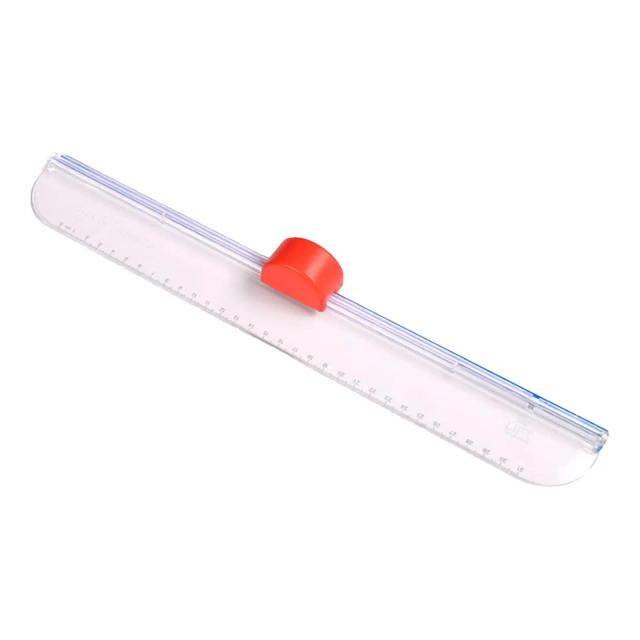 Régua Compacta para Cortador de Papel: Ideal para Artesanato em Papel Cartão e Projetos DIY