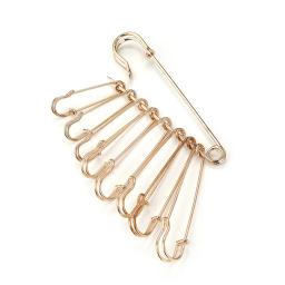 Alfinetes de segurança para DIY Iron, Silver and Golden Needles, Broche para acessório de vestuário, Broche Supply, 45mm, 50mm, 55mm, 60mm, 65mm, 70mm, 75mm, 80 milímetros, 100 milímetros, 20PCs - Image 4