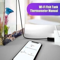 Inteligente Fish Tank Termômetro, Aquarium Water Temperature Meter, WIFI, alta precisão - Image 5